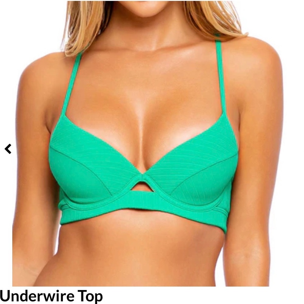Luli Fama Playa Vibes Green Mojito Bikini size small - Picture 2 of 9